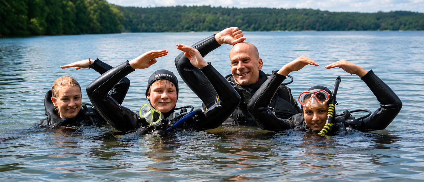 Kindertauchcamp am Stechlinsee